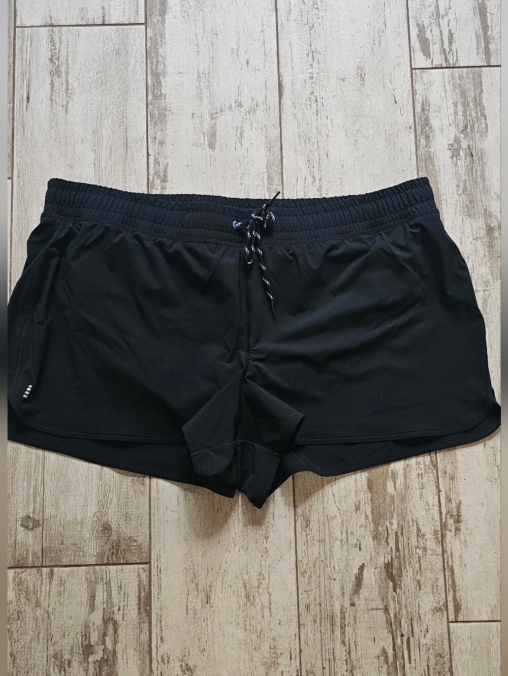 Lands End Classic Black Athletic/Swim Shorts 24W